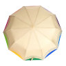 Зонт женский 3 сложения полуавтомат "Радужный" 9 спиц