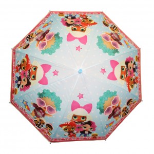 Зонт детский для девочек Лол трость 8 спиц